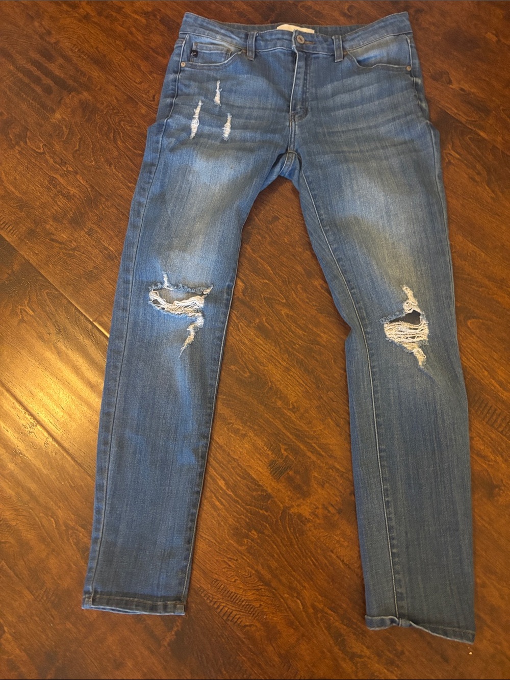 KanCan Distressed Light Blue Skinny Jeans
